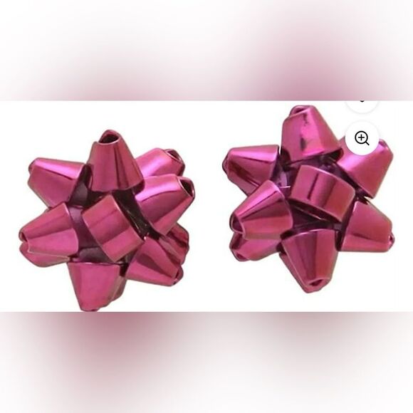 NWOT Kate Spade purplish pinkish bow earrings - Picture 3 of 7